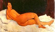 Amedeo Modigliani Nude, Looking Over Her Right Shoulder oil painting artist